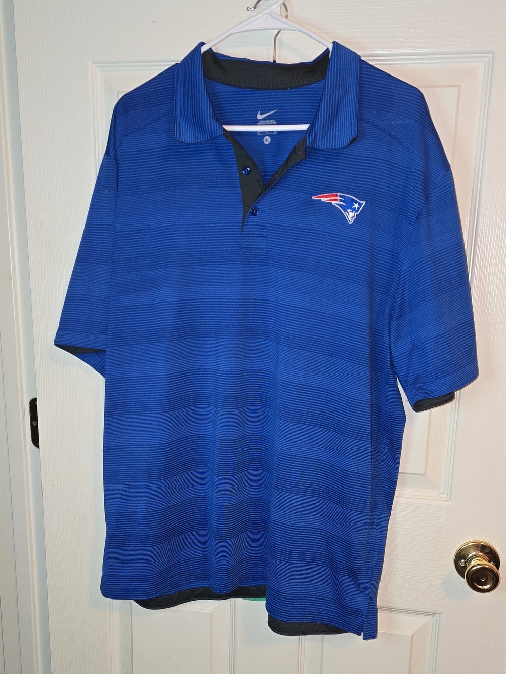 Nike Men’s Blue New England Patriots Polo